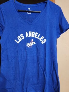 Fanatics Los Angeles Dodgers Royal Blue V-Neck Tee